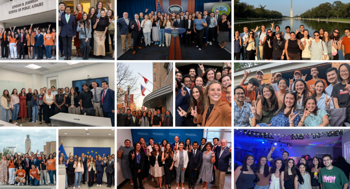 Collage of 2025 LBJ DC Concentration Cohort Photos